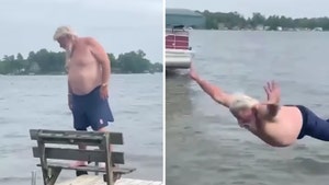 Golf Legend John Daly Executes Perfect Belly Flop In Epic Video