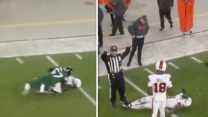 Browns' Elijah Moore Suffers Scary Head Injury On 'TNF,' Convulses On Ground