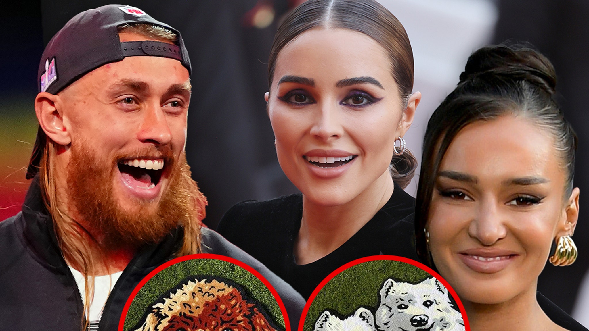 George Kittle Hadiah 49ers WAGs Olivia Culpo, Karpet Hewan Peliharaan yang Dipersonalisasi Kristin Juszczyk