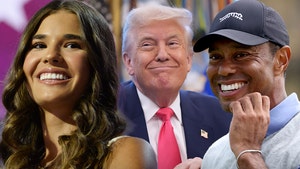 kai trump donald trump tiger woods getty 1