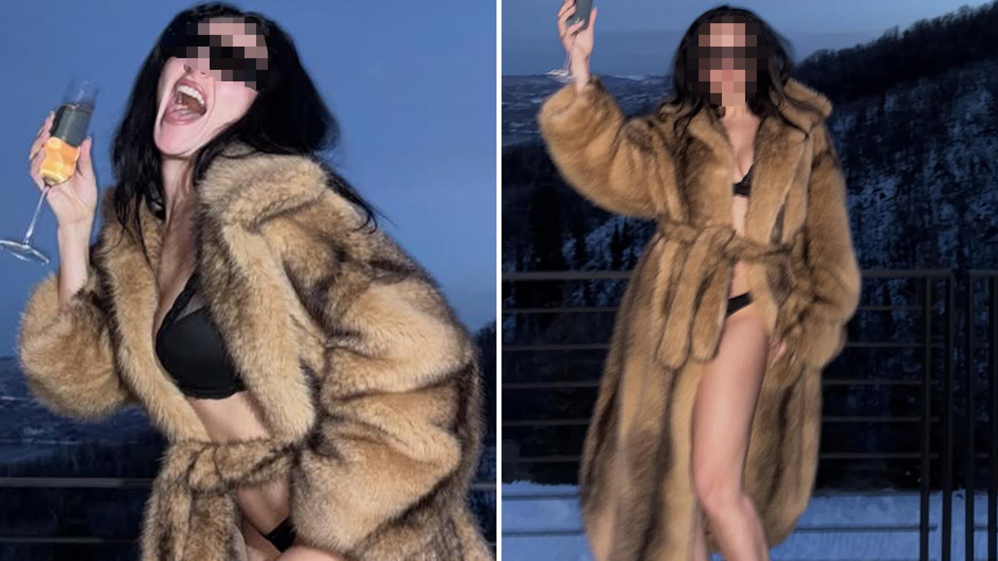 Namaakbont hotties – Raad de lingeriester in de sneeuw!