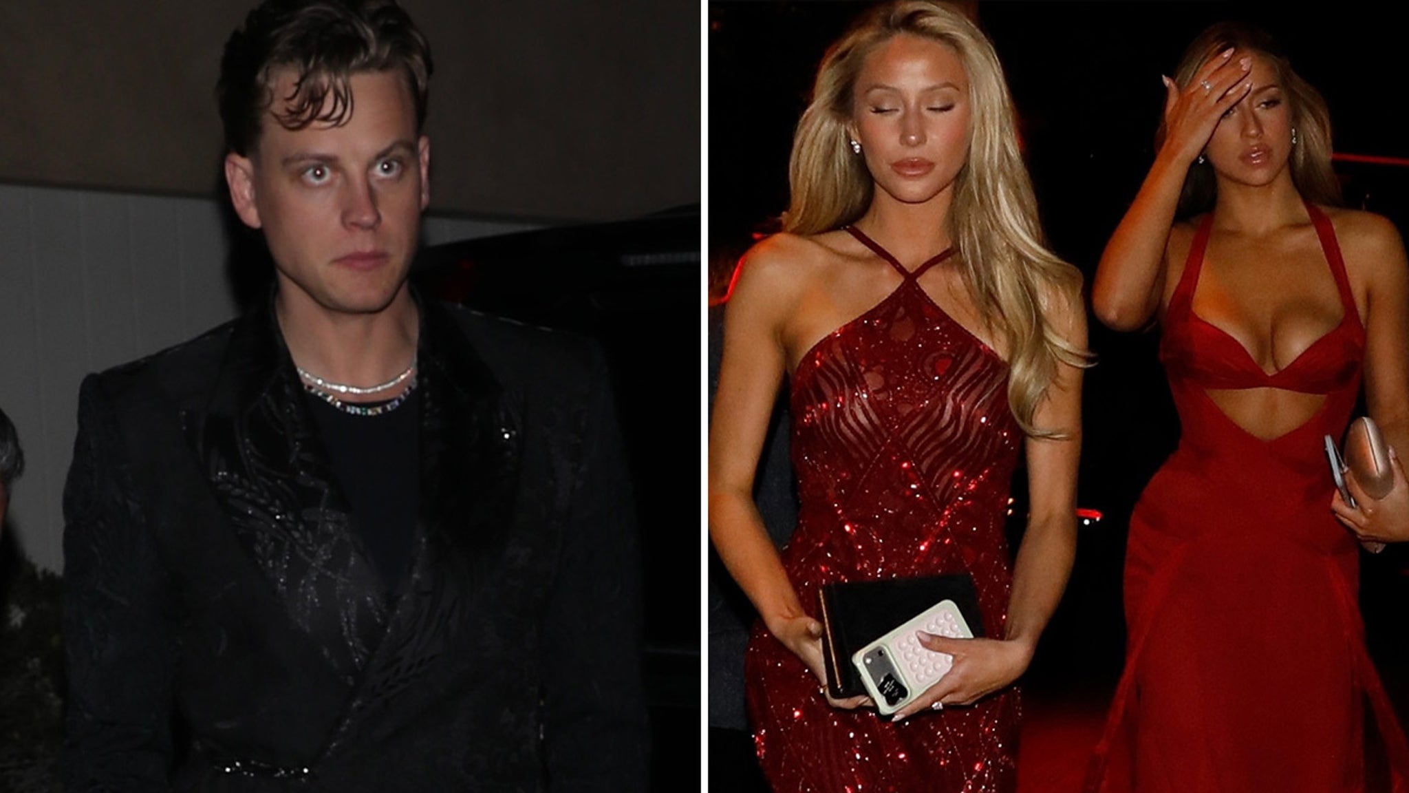Joe Burrow Parties With Alix Earle, Stassie Karanikolaou & Tate McRae After Oscars