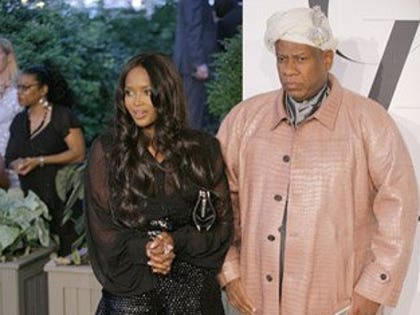 Naomi Campbell and Andre Leon Talley