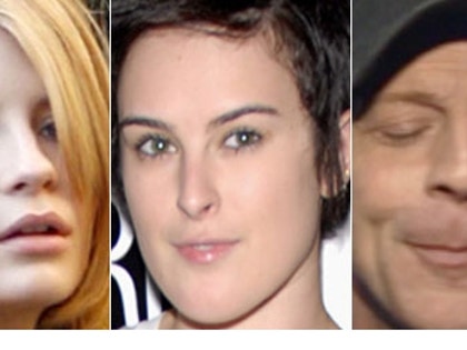 Mischa Barton, Rumer Willis, Bruce Willis