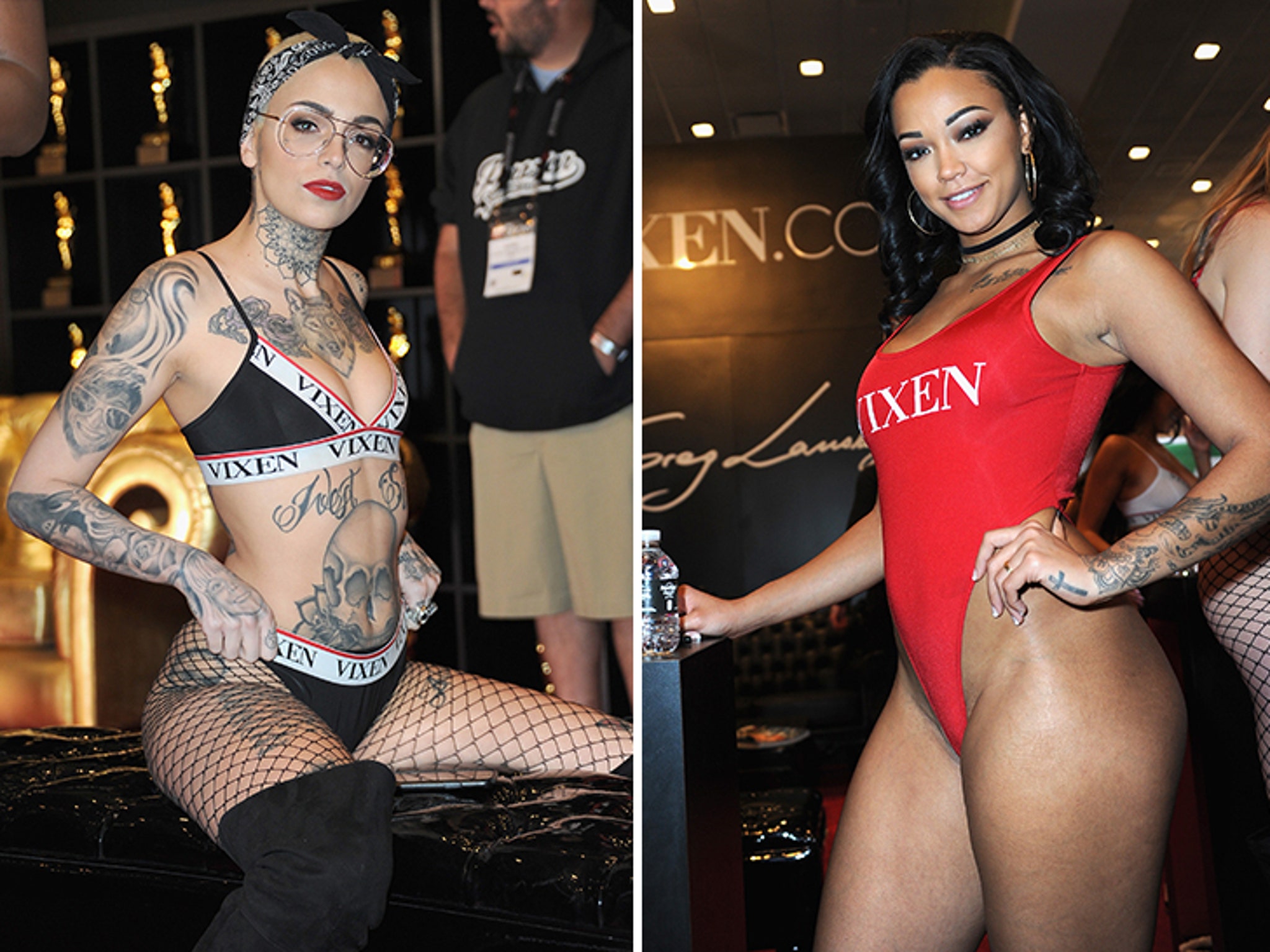 Porn Stars on Display at the 2018 AVN Adult Entertainment Expo in Vegas