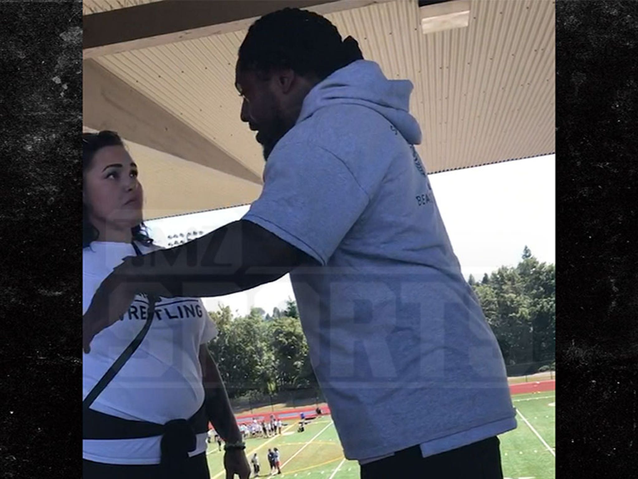 Marshawn Lynch In Confrontation with Football Mom, 'Is There a Man