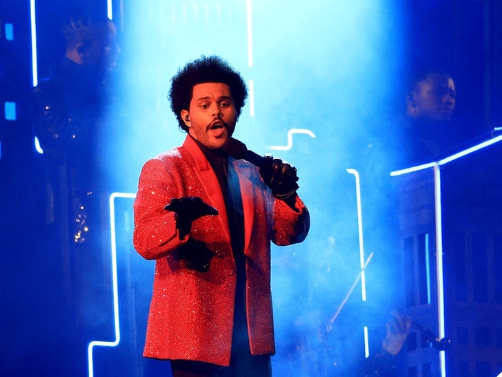 The Weeknd Performance Pics