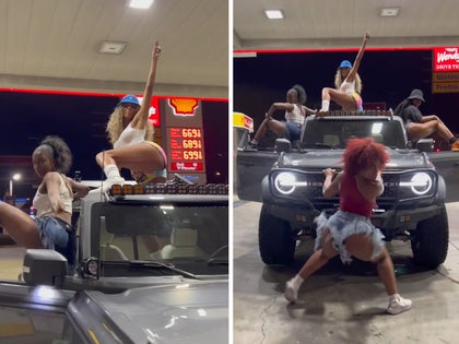 Ciara Twerks On Ford Bronco During Gas Station Dance Sesh