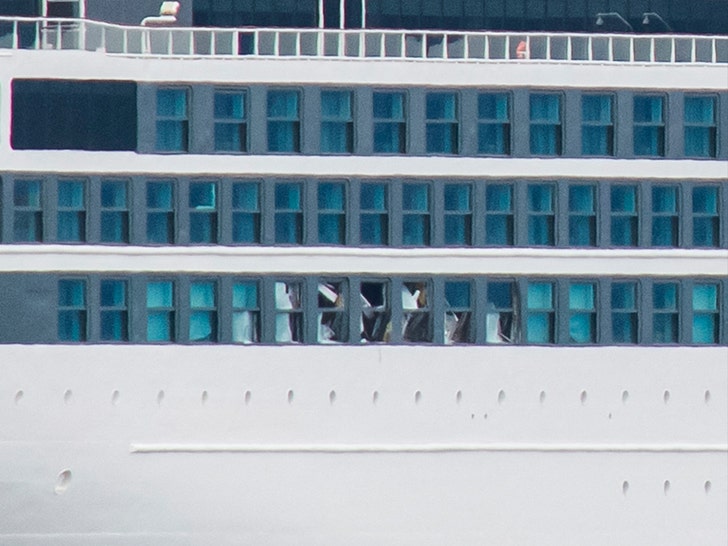 cruise ship windows break