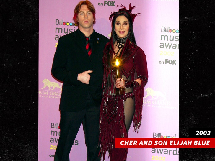 Cher and son Elijah Blue