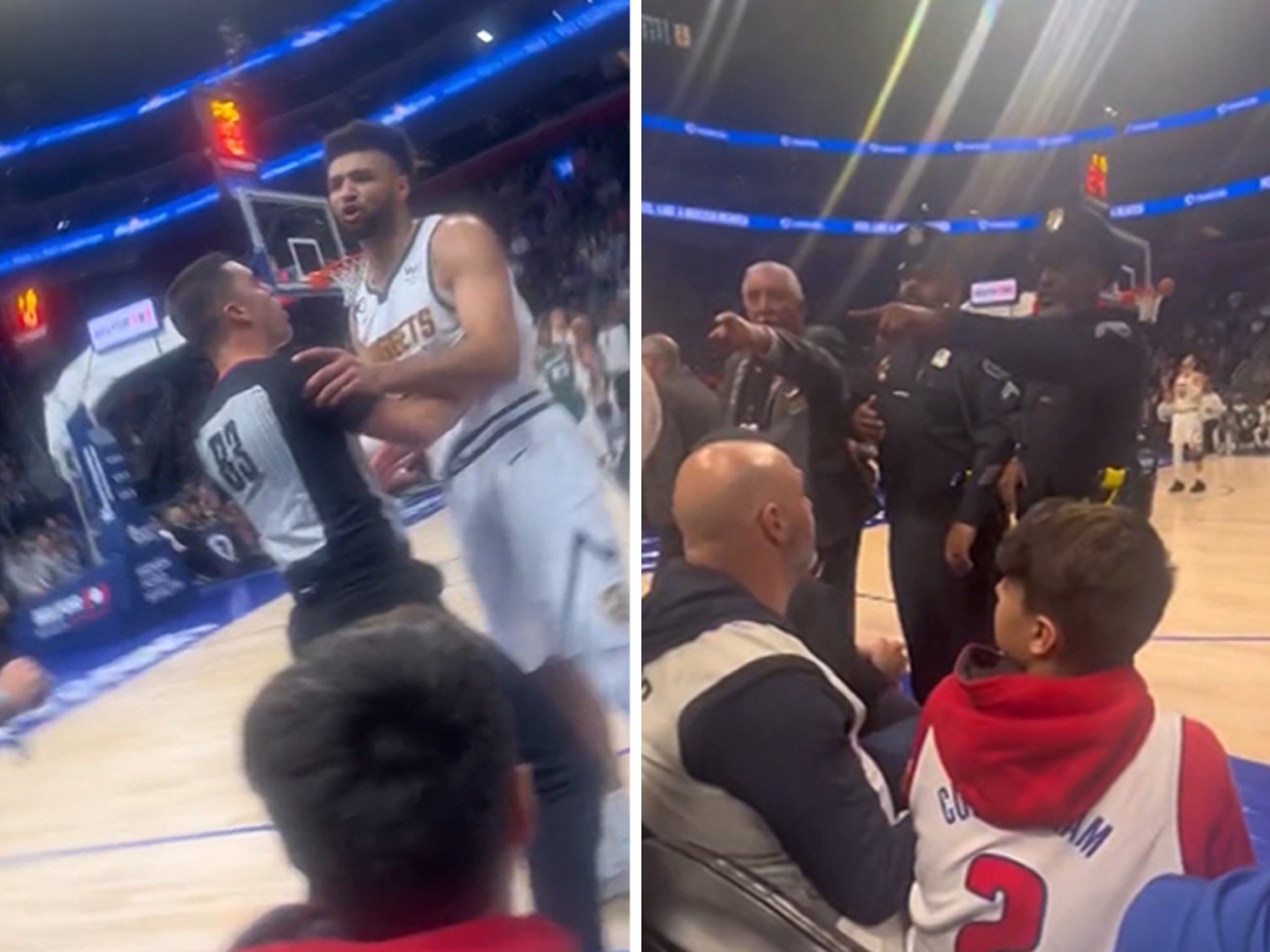 Jamal Murray Confronts Heckler In Heated Mid-Game Exchange, Held Back By  Jokic