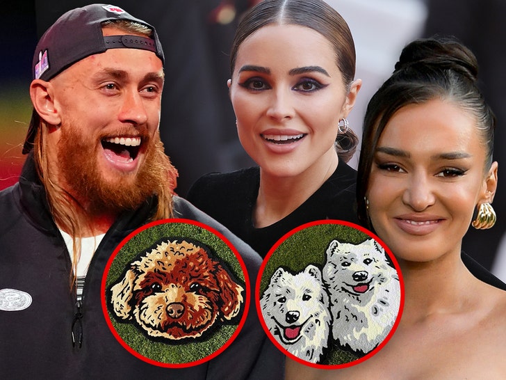 Olivia Culpo y Kristin Juszczyk de los 49ers WAG regalaron a sus mascotas lujosas alfombras personalizadas