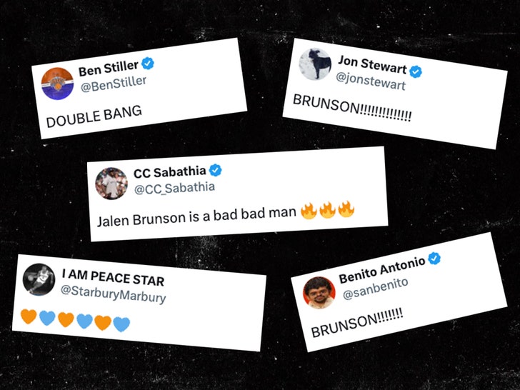 jalen brunson big 3 reactions x 1