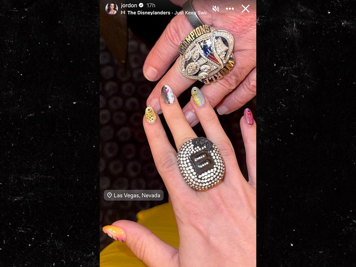 jordon hudson bill belichick rings sub instagram