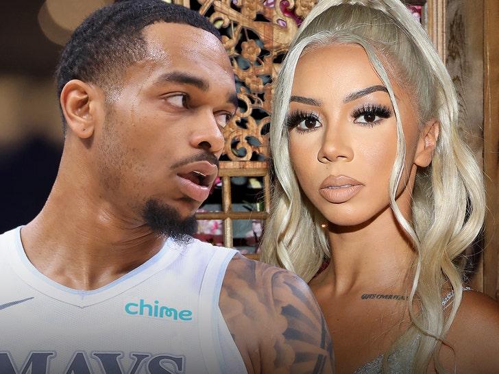 pj washington and Brittany Renner getty 1
