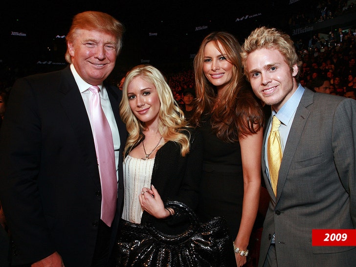 spencer pratt and donald trump 2009 getty 1