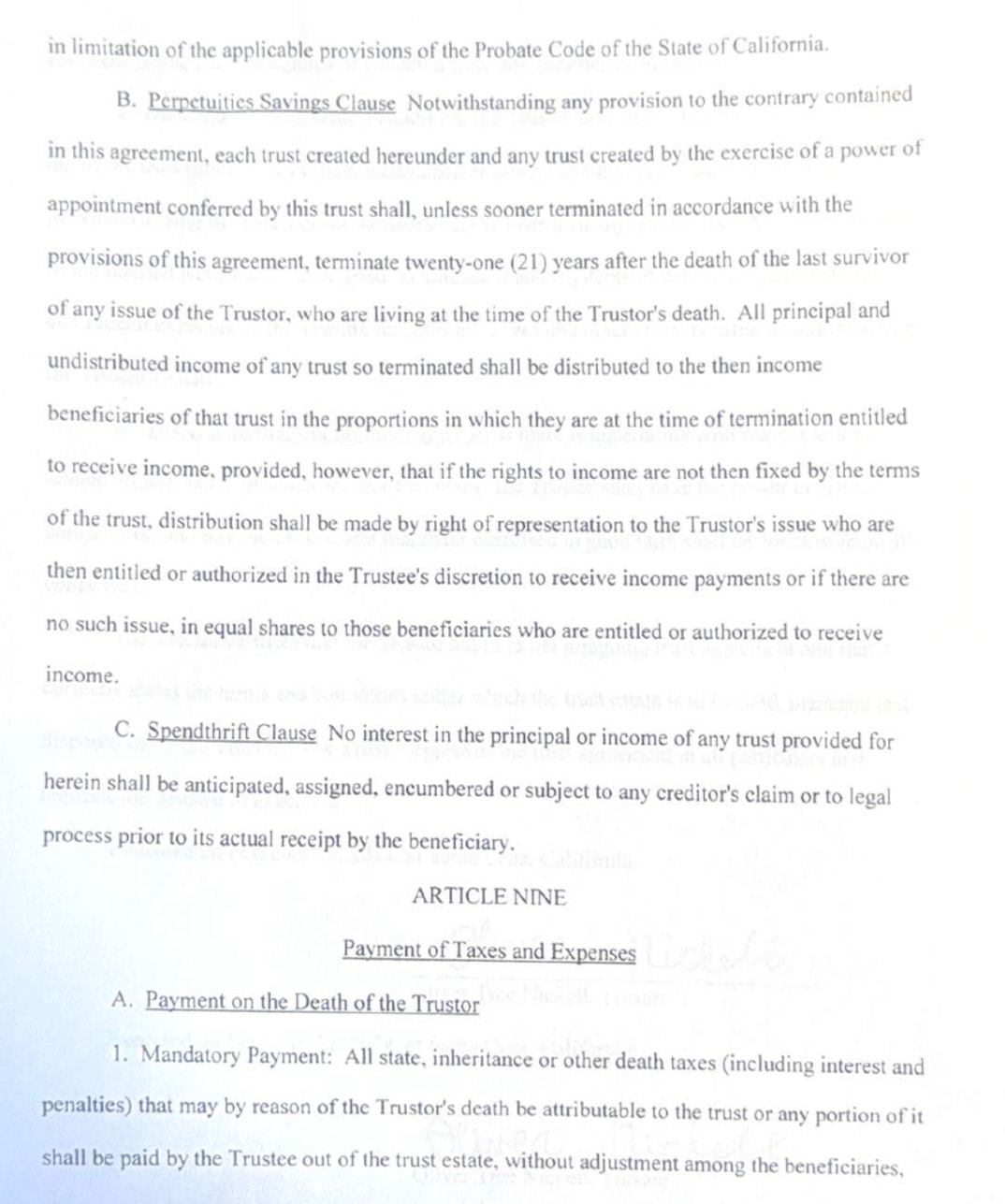 Oliver Tree Petition To Administer Estate 13