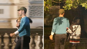 Chris Martin -- Late Night Stroll with Kylie Minogue ... Hunger Games Over? (PHOTO)