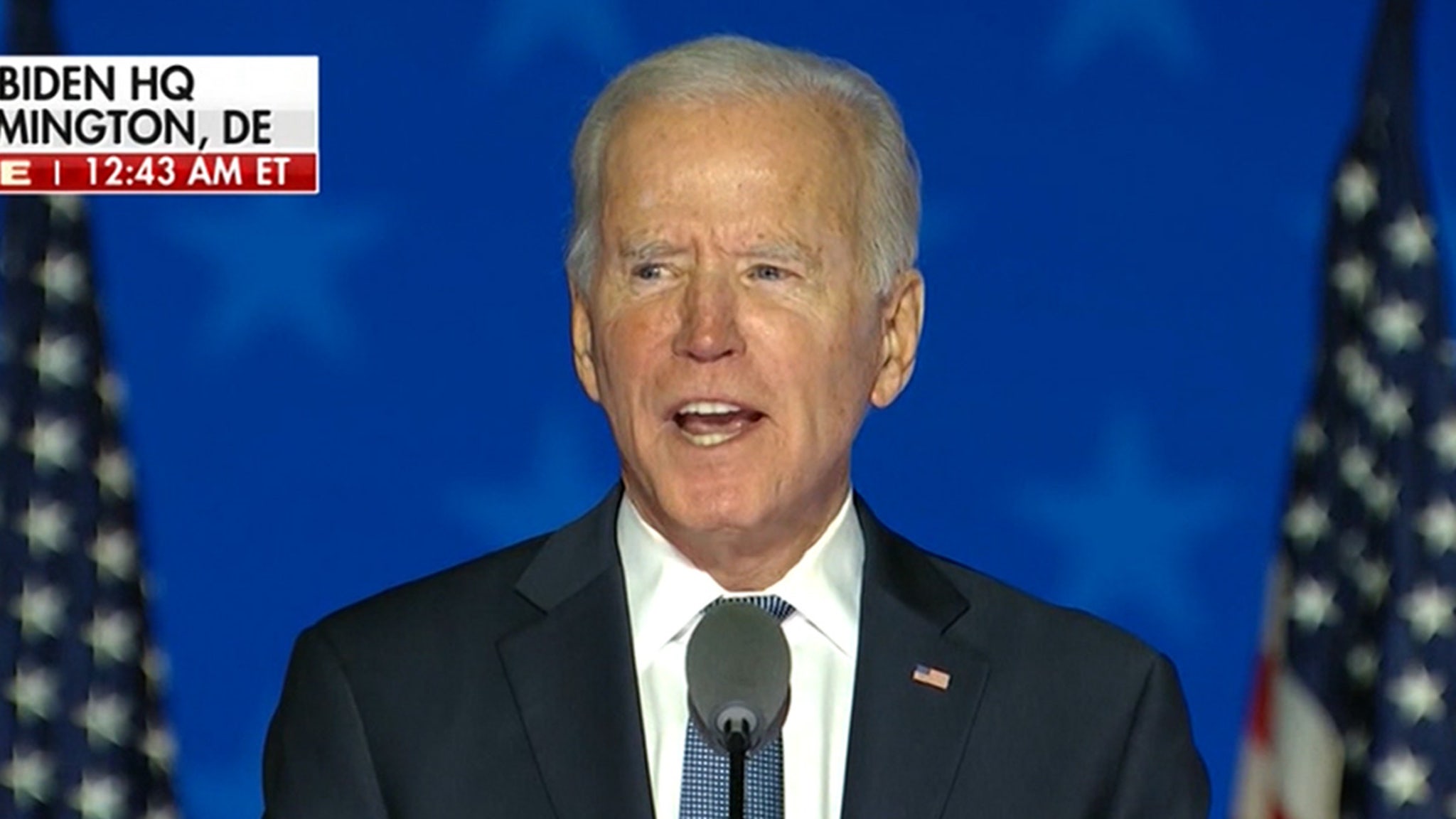 Joe Biden Says He's 'On Track' to Win Election, President Trump Calls Foul thumbnail