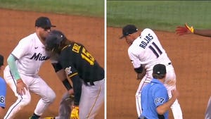 Marlins' Miguel Rojas Loses Tooth In Collision With Pirates Star Oneil Cruz