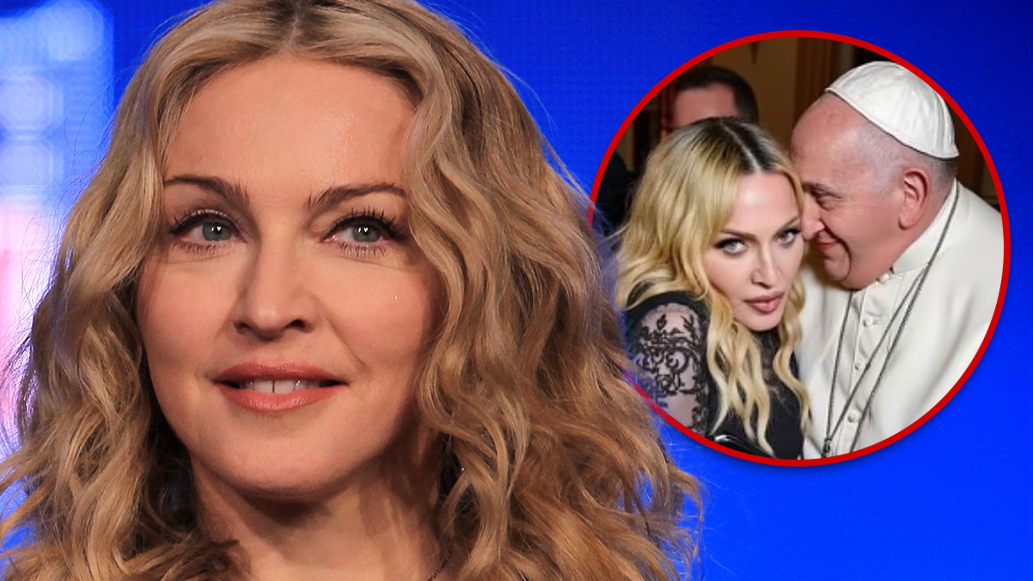 Madonna Flamed After Posting A.I. Photos of a Handsy Pope Francis