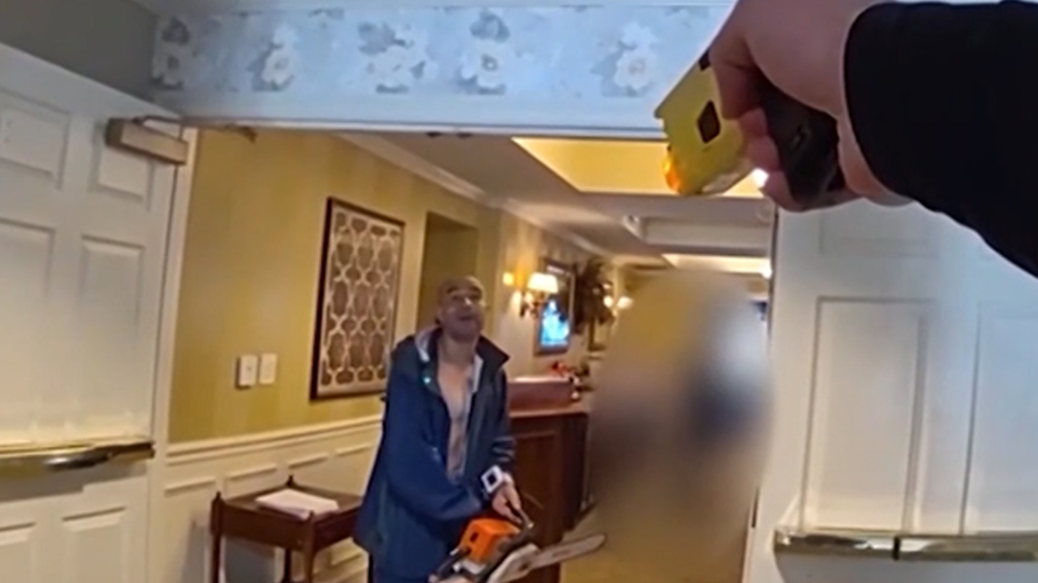 Chainsaw-Wielding Man Killed by Police at Senior Living Facility, on Video