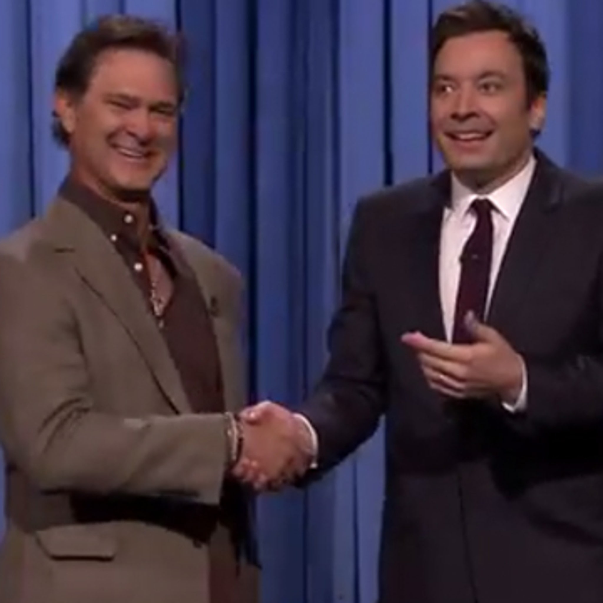 Mattingly Reunites His Mustache on Monday's Tonight Show