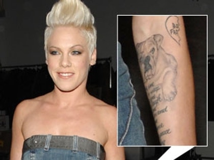 Pink's New Tat