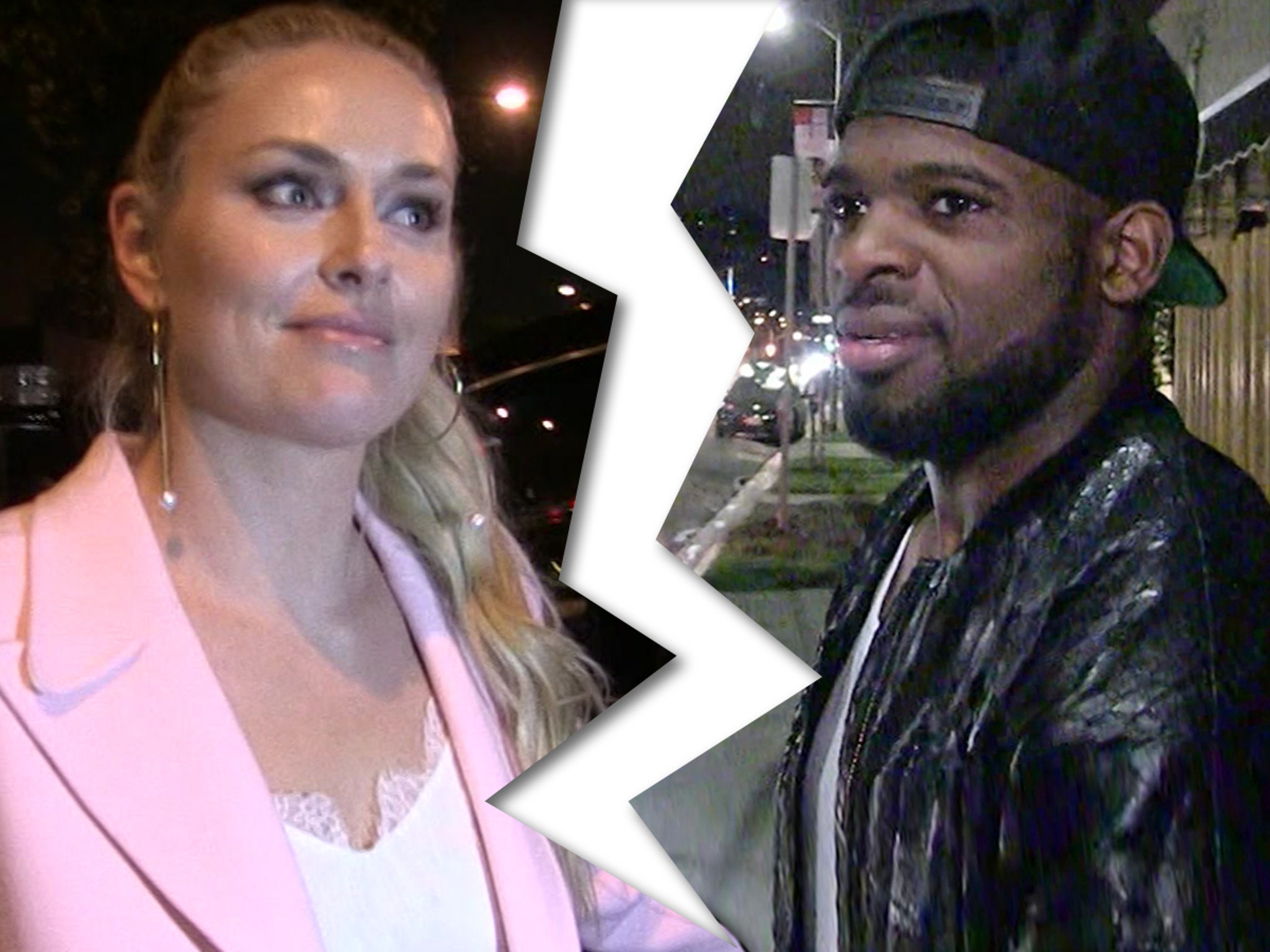 Lindsey Vonn and P.K. Subban look casual jetting from Montreal three days  after revealing engagement