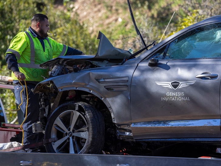 Tiger Woods Car Crash in Rancho Palos Verdes