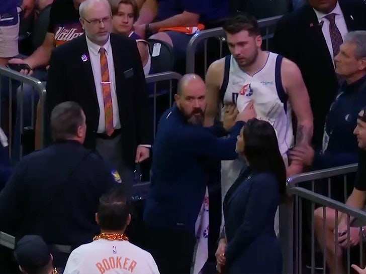 Luka Doncic Confronts Fan