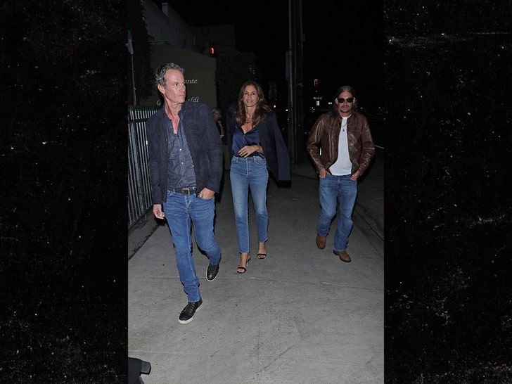 Cindy Crawford and Rande Gerber Go to Dinner with Kid Rock