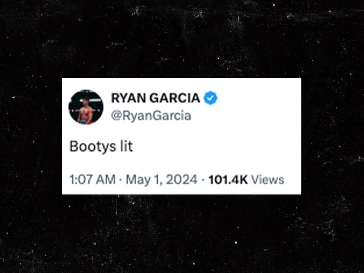 Ryan Garcia twitta sub_X