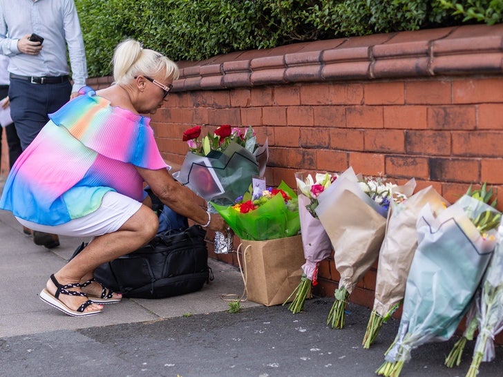 Memorial Outside The Taylor Swift Theme Dance Class Stabbing Scene