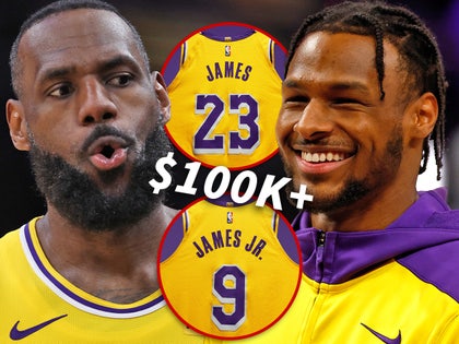 lebron james bronny james jerseys sothebys 100k cost