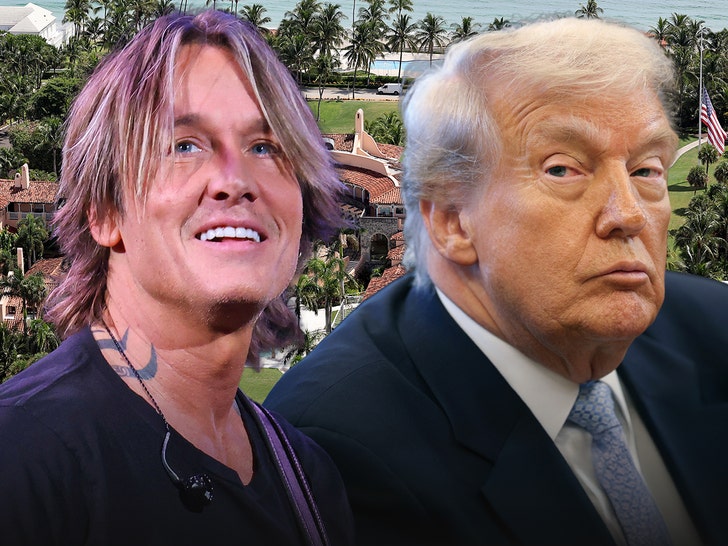 donald trump and keith urban mar a lago getty 1