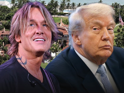 donald trump and keith urban mar a lago getty 1
