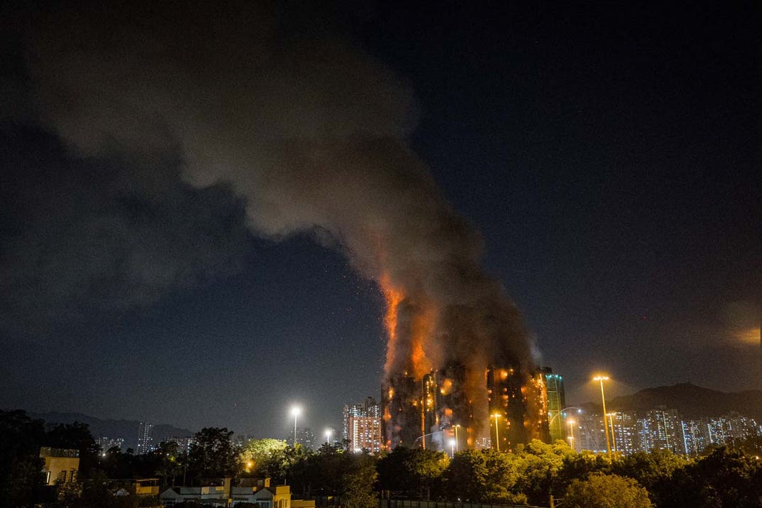 Hong Kong building fire