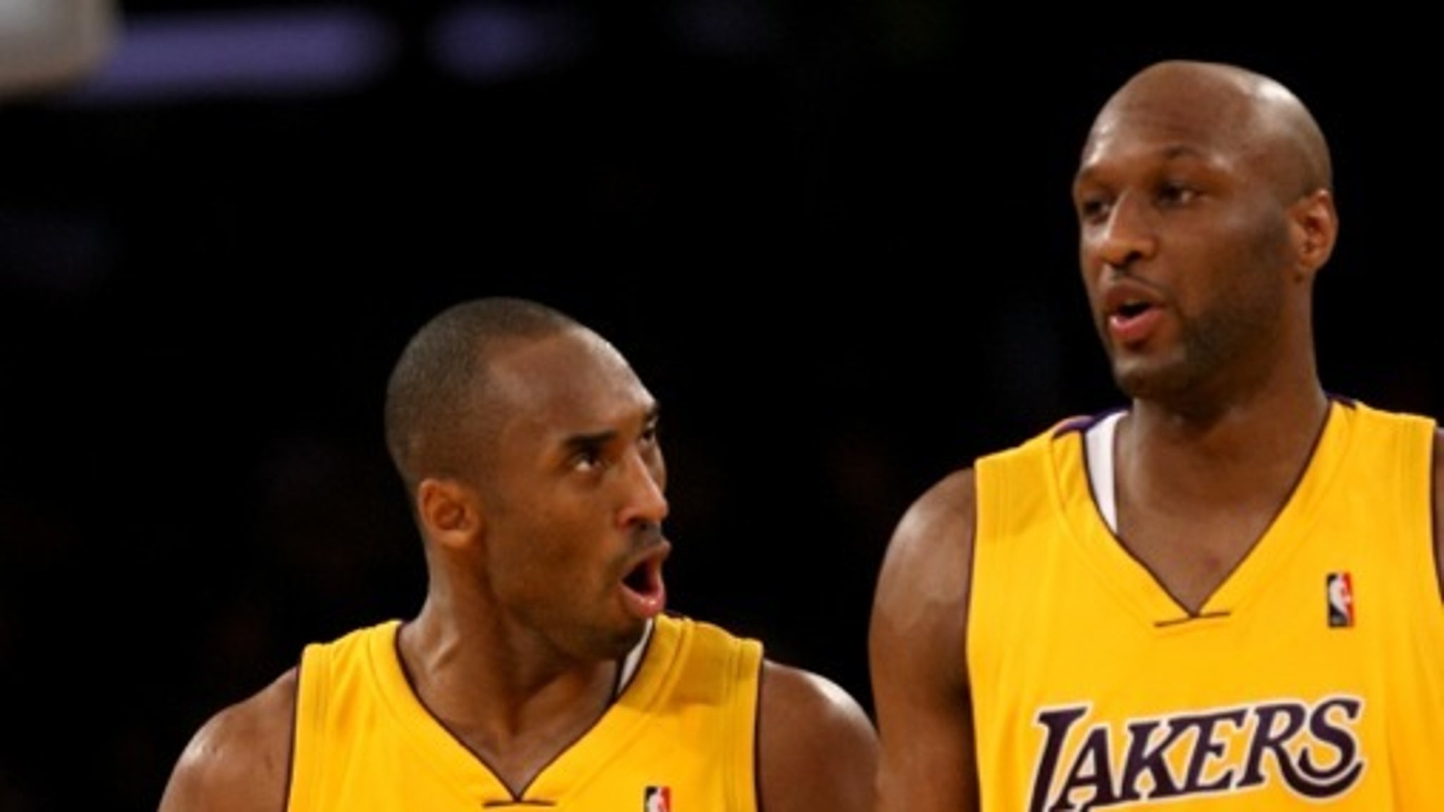 Kobe Bryant & Lamar Odom -- The Teammate Photos