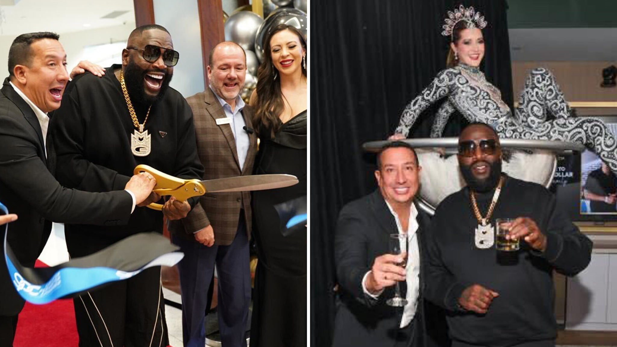 Rick Ross and Dr. Mario Montoya Open Dental Clinic in Atlanta