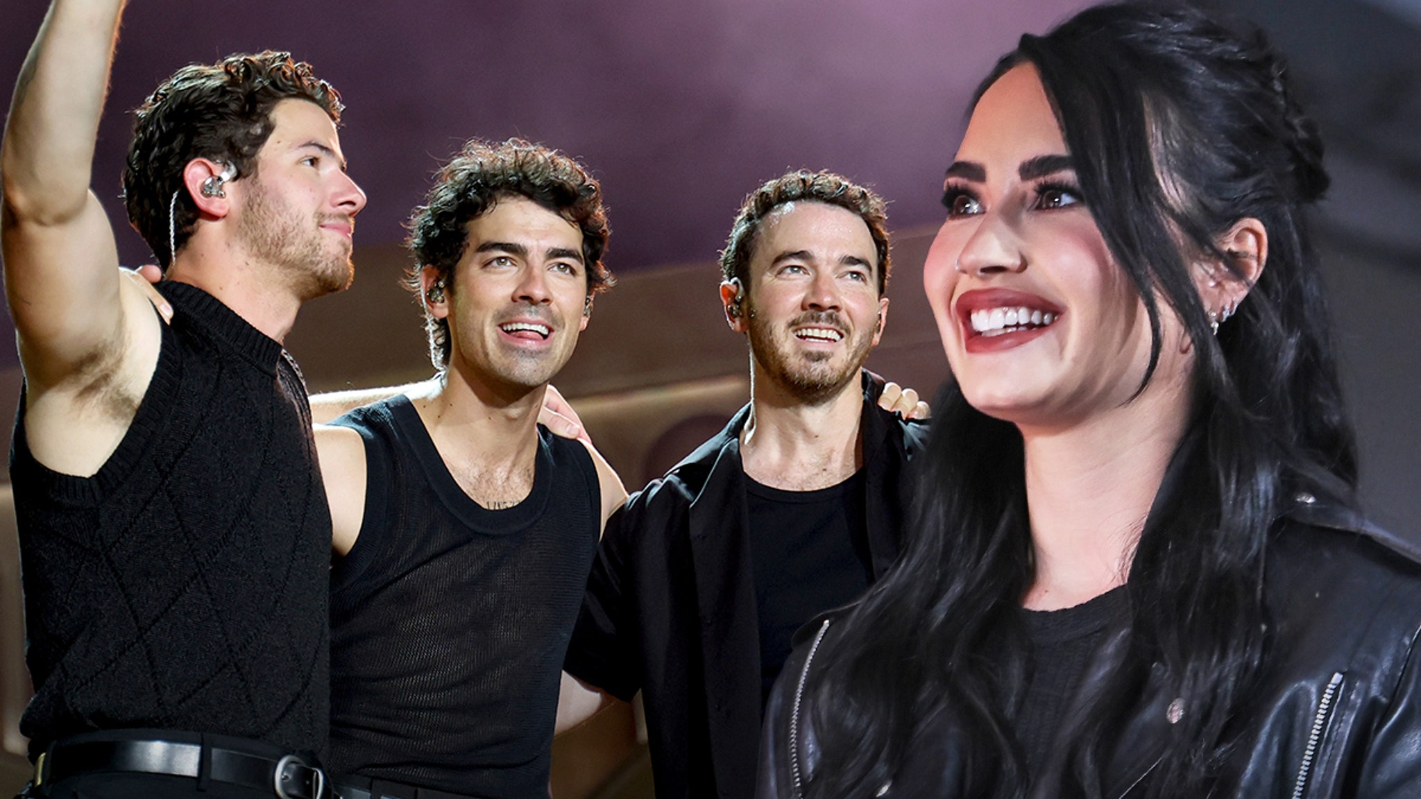 Demi Lovato & Joe Jonas Share ‘Camp Rock’ Reunion at Jonas Brothers Concert