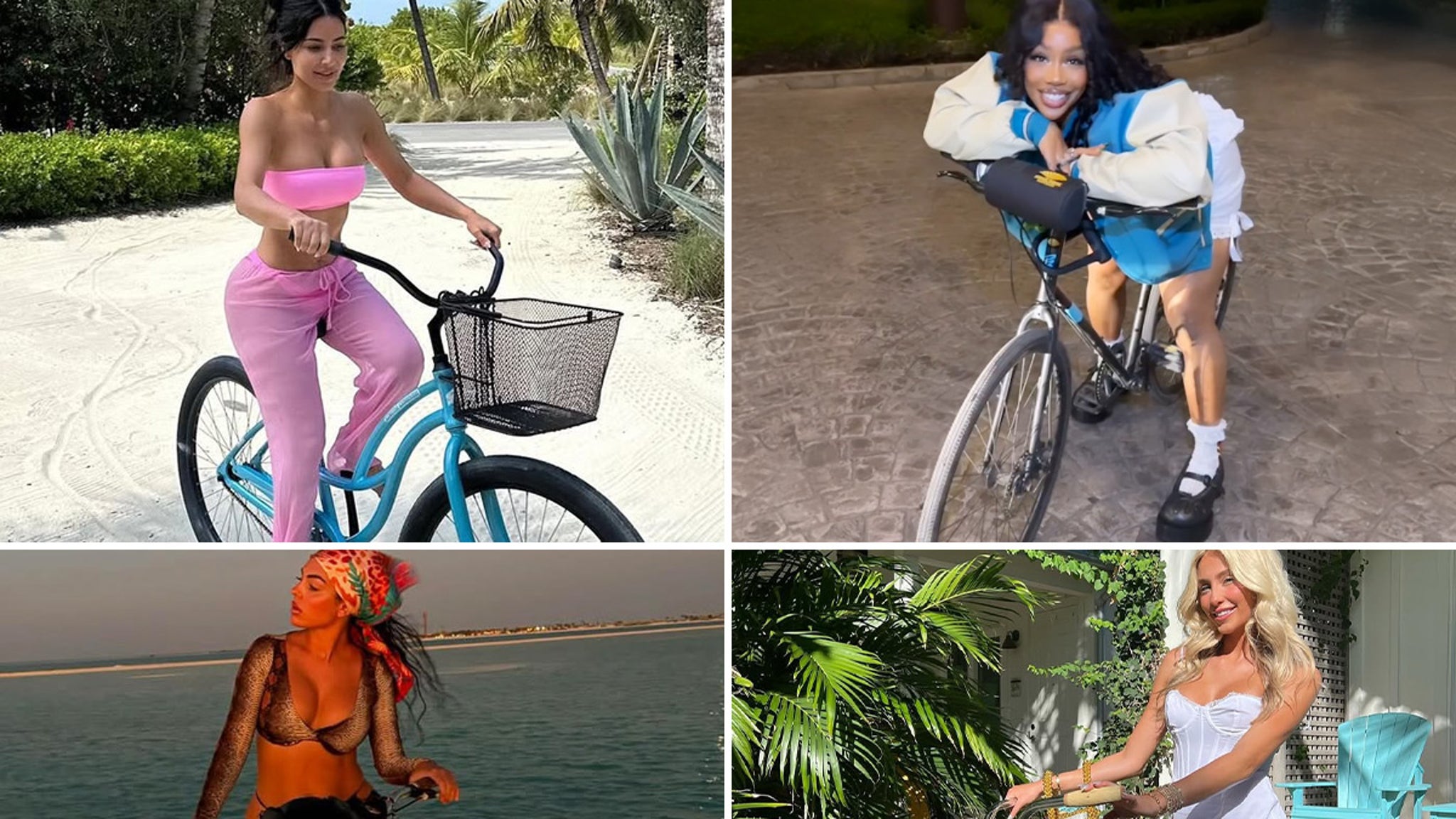 Ride Into These Sexy Stars On Bikes!