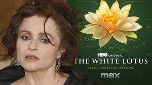 Helena Bonham Carter white lotus getty comp