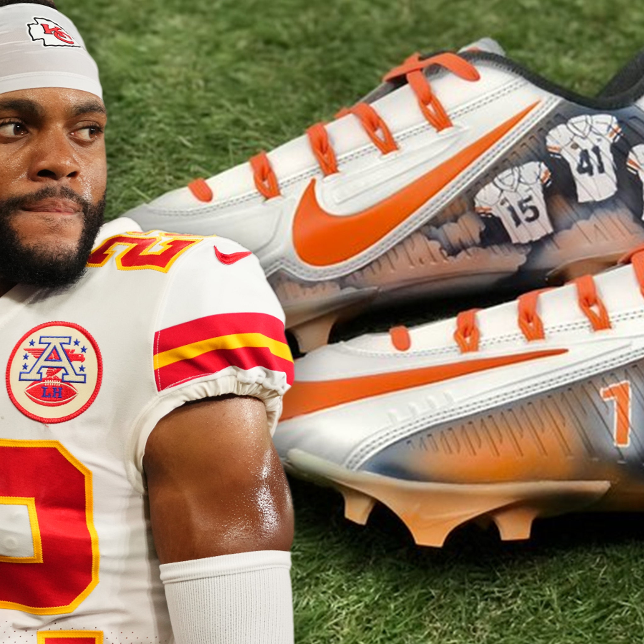 sean taylor wore soccer cleats