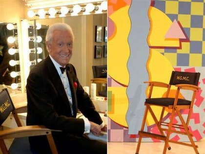 Bob Barker and his chair