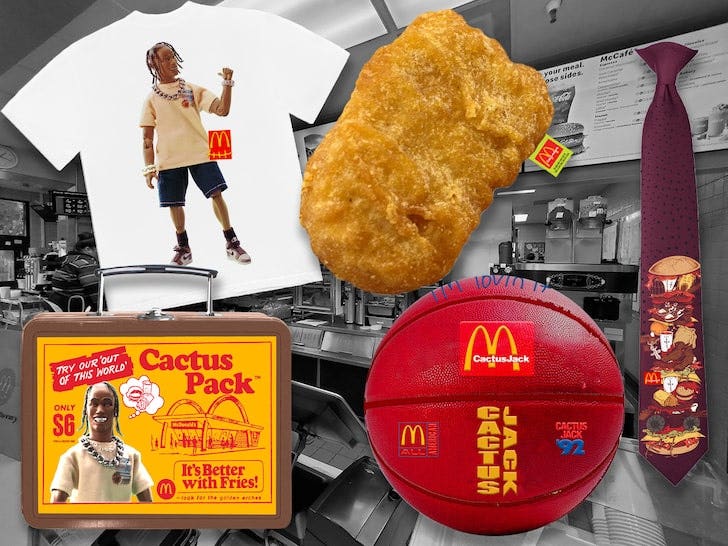 Travis Scott McDonald's Merch