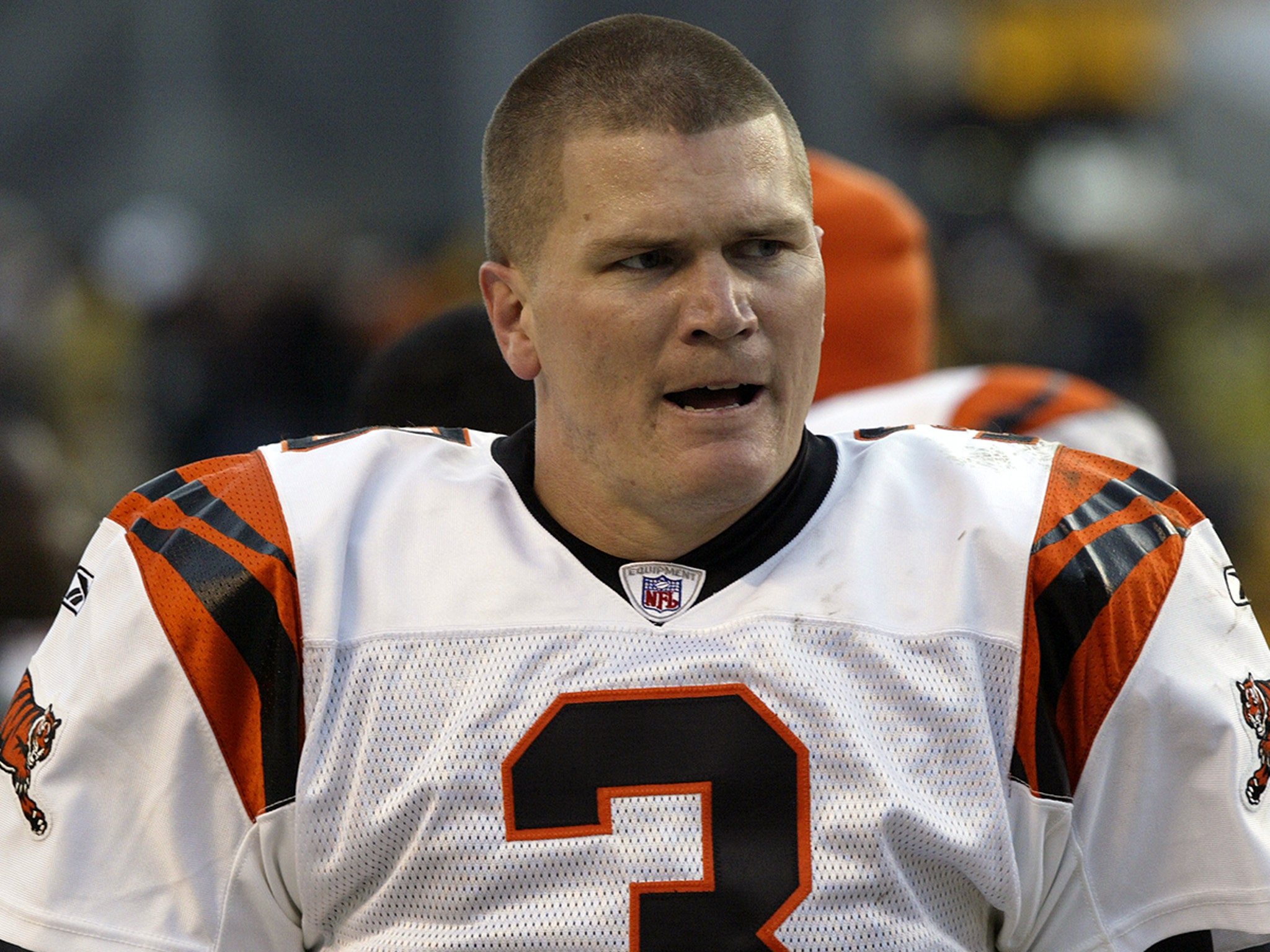 Quarterback Jon Kitna of the Cincinnati Bengals calls a play in the News  Photo - Getty Images