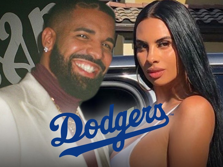 Drake Has Date Night At Empty Dodger Stadium With Johanna Leia.