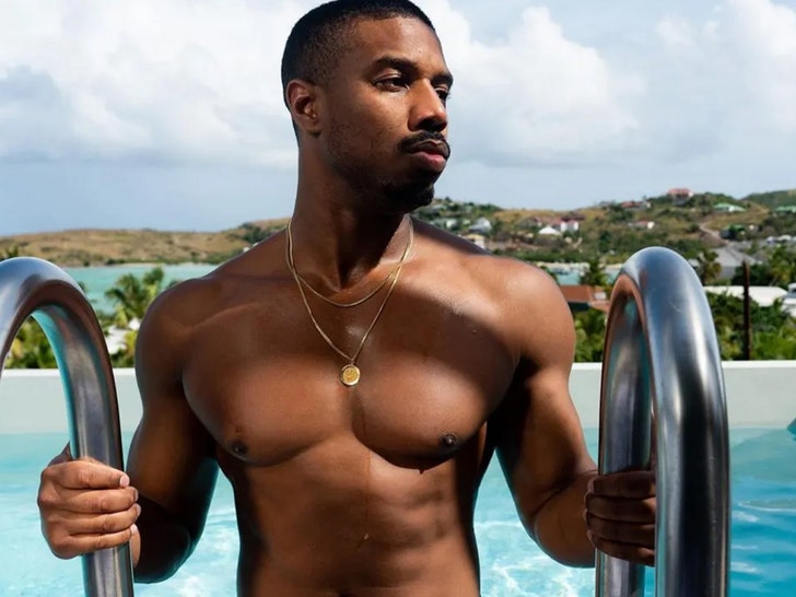 Download Michael B. Jordan Sunset Photoshoot Wallpaper