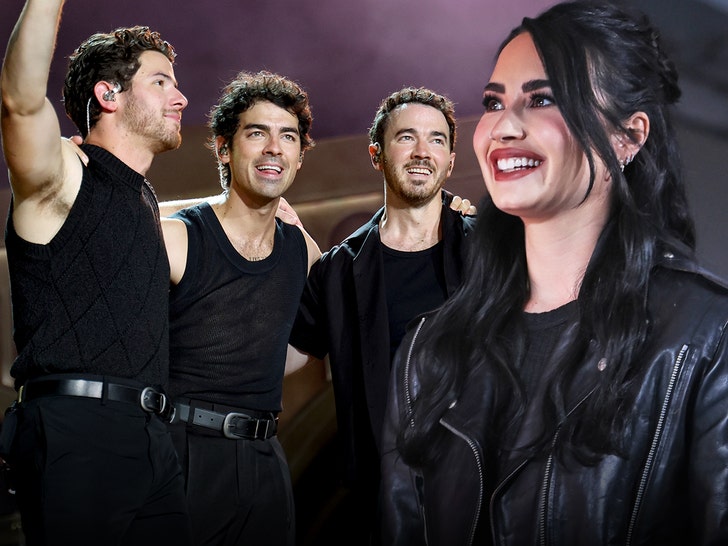 Demi Lovato & Joe Jonas Share ‘Camp Rock’ Reunion at Jonas Brothers Concert